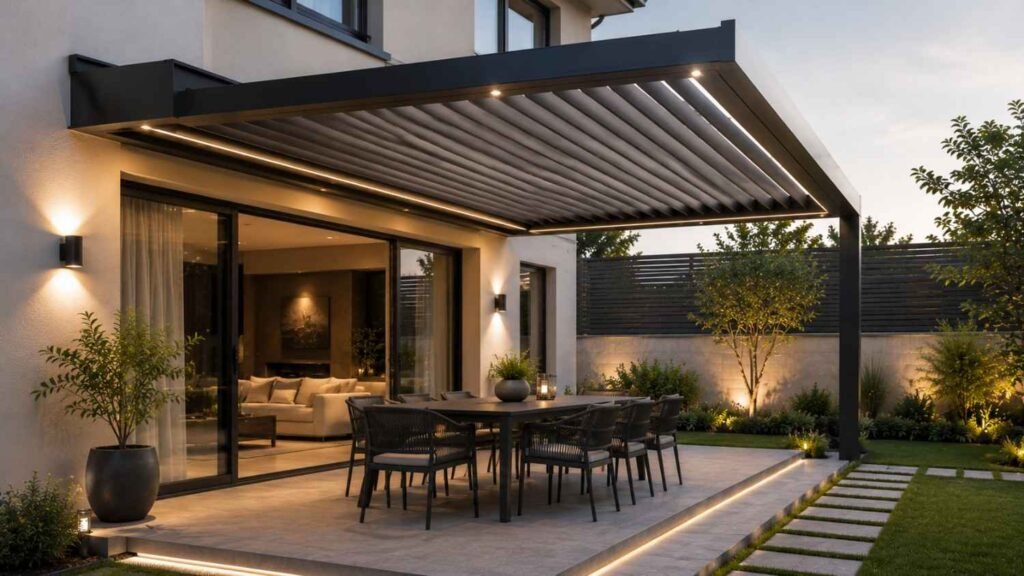 Attactched pergola