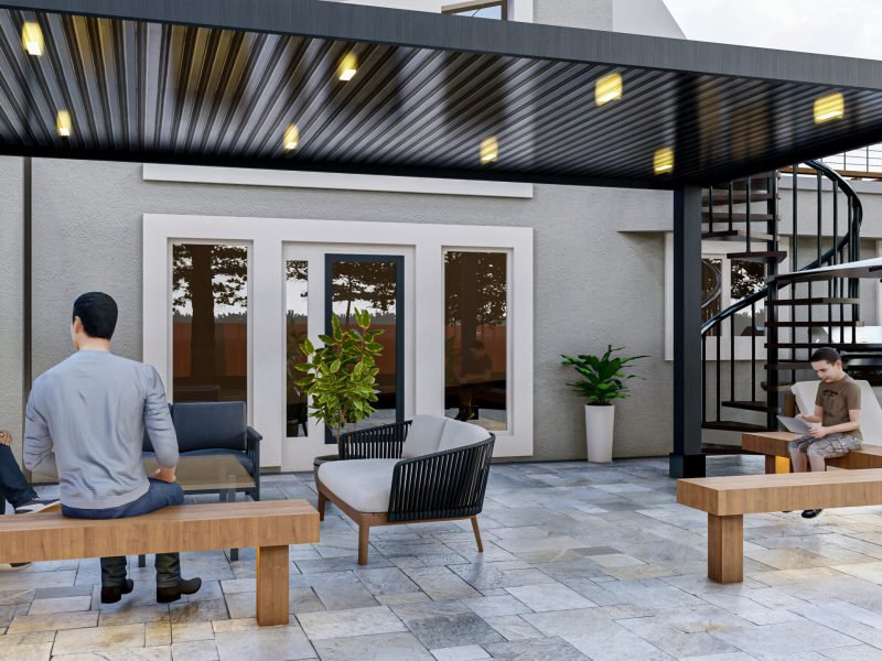Custom outdoor pergola design UAE