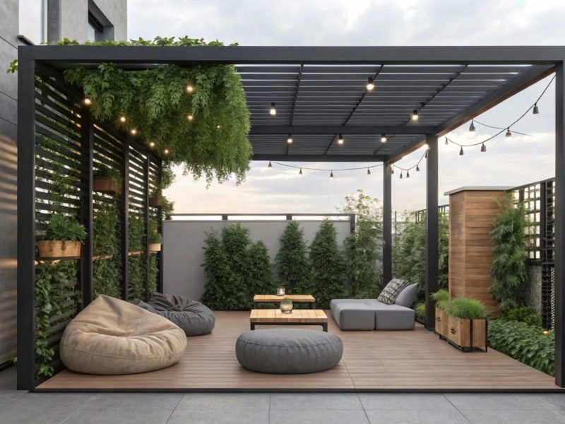 Retractable pergola roof Ajman